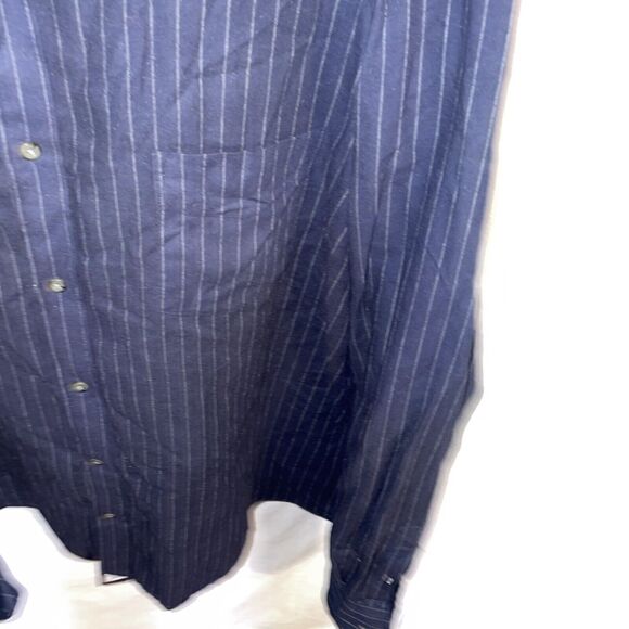 Untuckit Men’s Dress Shirt Size 3XL Black Striped Going Out Party - Picture 7 of 12